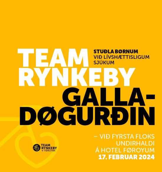 Team Rynkeby galladøgurði 2024 ÚTSELT